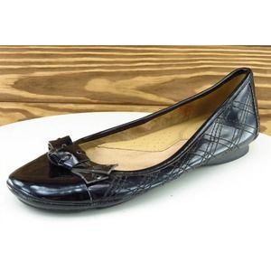 Naturalizer Women Sz 6 M Black Flat Synthetic Shoes Cabaret‎